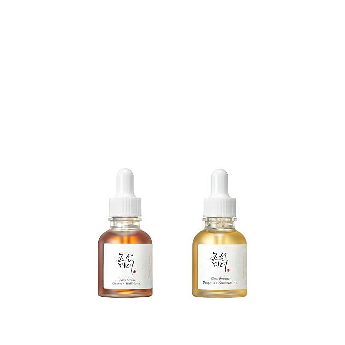 Beauty of Joseon Beauty of Joseon Revive Snail Mucin Ginseng Serum (30ml, 1fl. oz) + Glow Serum (30ml, 1 fl.oz) Korean Skincare Korean Exfoliator
