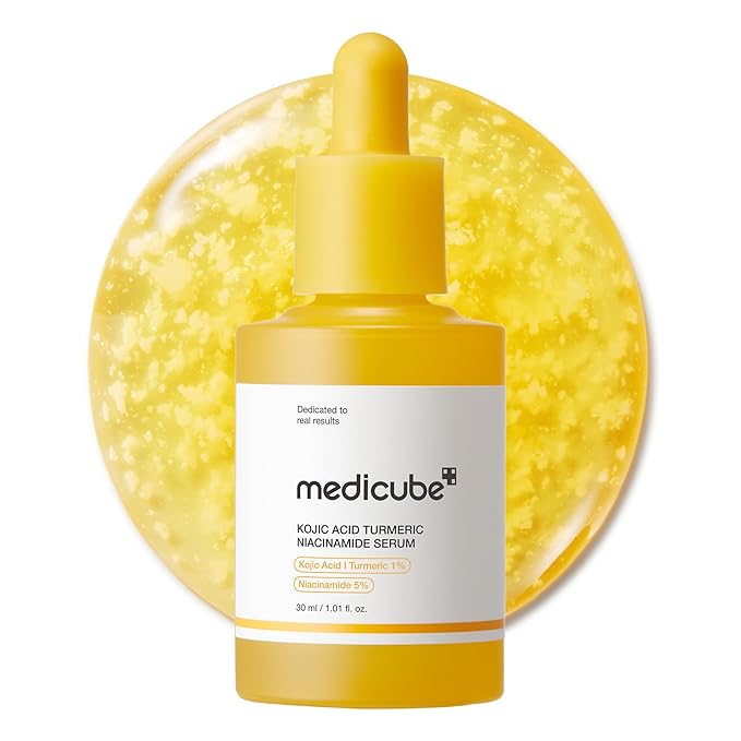 medicube medicube Kojic Acid Turmeric Clarifying & Balancing Capsule Serum for Troubled Skin | Soothing & Brightening Facial Serum | Niacinamide & Glow Capsules for Hydration and Barrier Support | 1.01 fl.oz Korean Serum