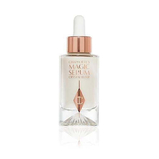Charlotte Tilbury Magic Serum Crystal Elixir - Skincare Set Essential - Firming Peptide Serum for Face & Neck - Perfect for Gifting & Makeup Pairings Serum