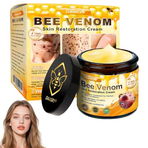 TLOPA Daasry Bee Venom Skin Restoration Cream, Bee Venom Skin Treatment Cream, Bee Venom Wrinkle Removal cream for All skin Types (1) Moisturiser
