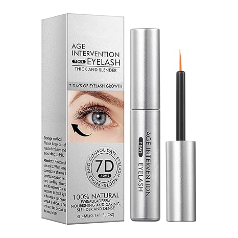 CLERVUN Lash Serum for Eyelash Growth: Eyelash Primers - 4 ML Eyelash & Brow Growth Serum | Nourishing Eye Lash Serum with Biotin for Advanced Lashes Enhancer Longer, Fuller and Thicker, Natural Beauty Serum