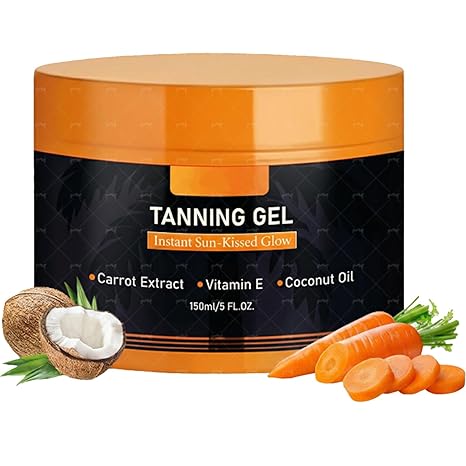 Generic Intensive Tanning Gel 150g – Browning Tan Accelerator | Water-Resistant with Carrot and Coconut Oil | Vitamin E, Deep Natural Tan Enhancer for Sunbeds & Outdoor Use skincare