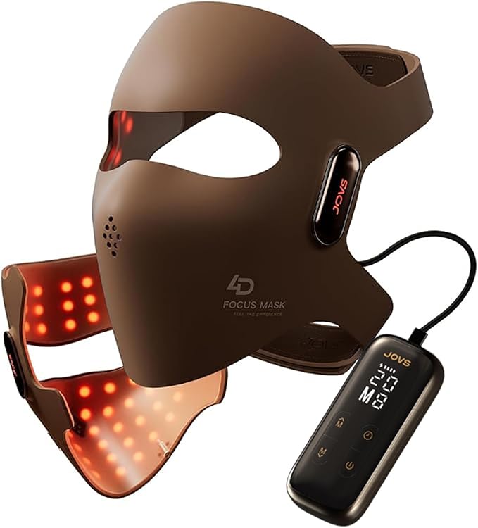 JOVS JOVS 4D Laser Light Therapy Mask, Red Light Therapy Mask for Face with FPT Technology, 4 Long Light Waves for Deep Anti-Aging and Wrinkle Reduction, 6× More Powerful than LED Laser Tech skincare