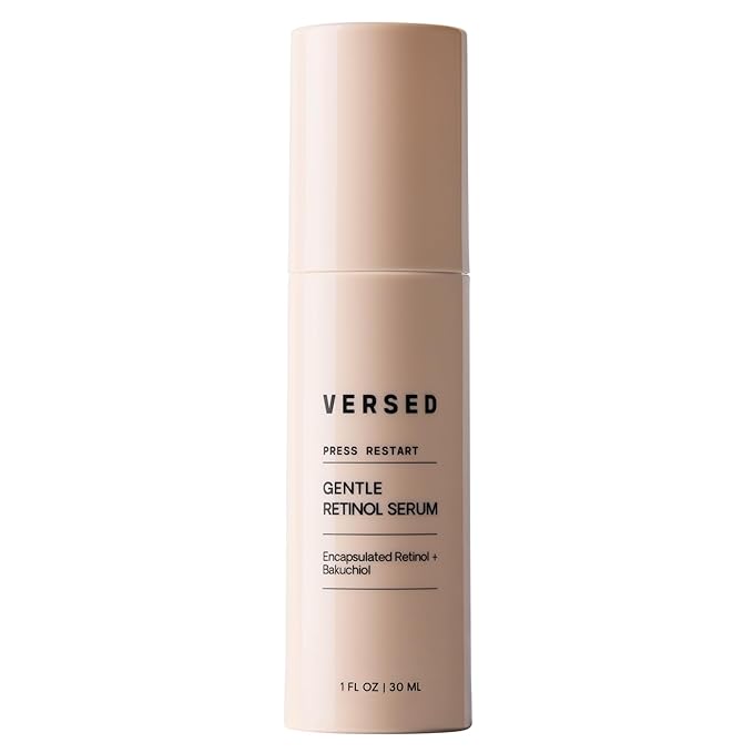 Versed Versed Press Restart Gentle Retinol Serum - Bakuchiol Anti-Aging for Even Skin Tone, Fine Lines and Wrinkles for Sensitive Skin (Press Restart Retinol Serum - 1 Fl Oz (Pack of 1)) Serum