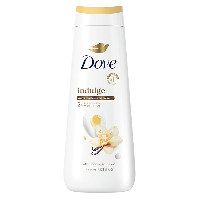 Dove Dove Indulge Body Wash Warm Vanilla + Sweet Cream for Hydrated & Soft Skin 20 FO Korean face wash
