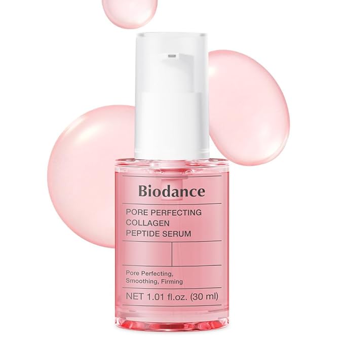 BIODANCE BIODANCE Pore Perfecting Collagen Peptide Serum, Skin Firming & Radiance, Plumping, Pore Care, Makeup Prep Serum for All Skin Types, Korean Skin Care | 1.01 fl.oz x 1 ea Serum