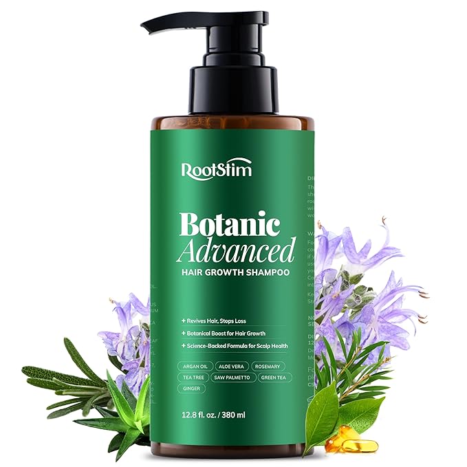 RootStim Hair Growth Shampoo, Rosemary, Caffeine, Biotin, Oil Control, Scalp Care, Hair Loss Shampoo for Strengthen Roots, Hair Thickening, Men, Women skincare