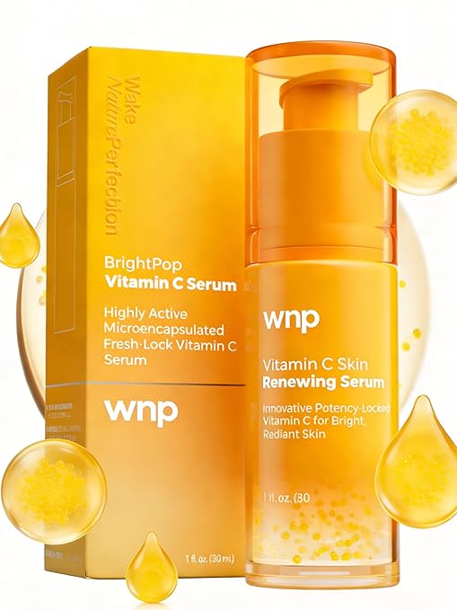 WNP WNP Vitamin C Serum for Face - Dermatologist Tested Anti-Aging & Brightening with Hyaluronic Acid & Vitamin E, Treatment for Dark, Age, Sun Spot, Melasma, Hyperpigmentation, Fine Lines & Wrinkles Serum