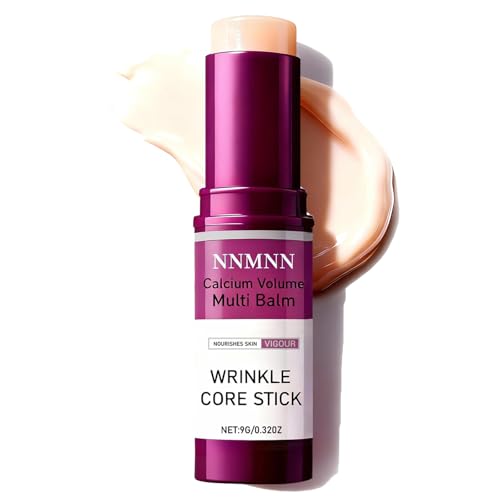 nnmnn nnmnn Calcium Volume Multi Balm Stick - Calcium Enriched Formula for Skin Hydration, Anti-aging, Smoothing & Firming - Multi-Purpose Balm for Face, Eyes & Neck, Korean Collagen Moisturing Stick Moisturiser