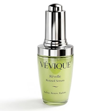 VÉVIQUE Révelle Retinol Serum with 1% Retinol, Peptides, Ceramides & Oat Extract, Anti-Aging Face Serum for Fine Lines, Dark Spots & Wrinkles, 1 Fl Oz Serum