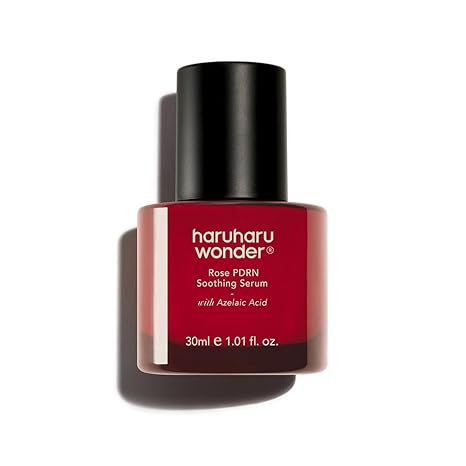 HARUHARU haruharu wonder Rose PDRN Soothing Serum with Azelaic Acid, Redness Relief, Barrier Repair, Bulgarian Rose, Lightweight Formula for Sensitive Skin, Fragrance Free, Korean Skincare, Vegan, 1.01 fl.oz Serum