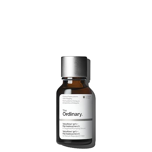 The Ordinary Volufiline 92% + Pal-Isoleucine 1% Plumping Anhydrous Serum, Facial Skincare for Loss of Volume, 0.5 Fl Oz Serum