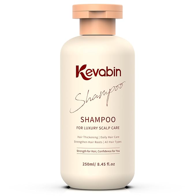 Kevabin Hair Growth Shampoo for Thinning Hair for Women & Men, Thickening & Strengthening Hair Roots with Gently Cleanse to Prevent Hair loss - Biotin Shampoo with Ginger, Caffeine, Rosemary, Ginseng skincare