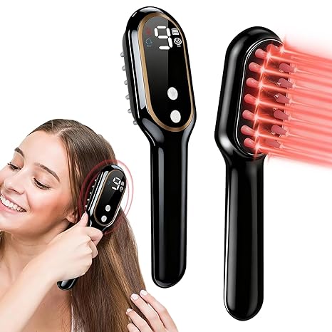 Apbier Laser Hair Growth Comb, Black skincare
