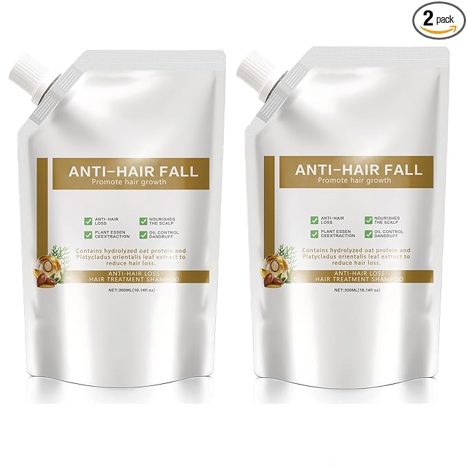 Bership Anti Hair Loss Shampoo, Anti-Hair Fall Promote Hair Growth Shampoo-Women,Enriched with Multiple Botanical Extracts, for All Hair Types-2Pcs(600ml) skincare