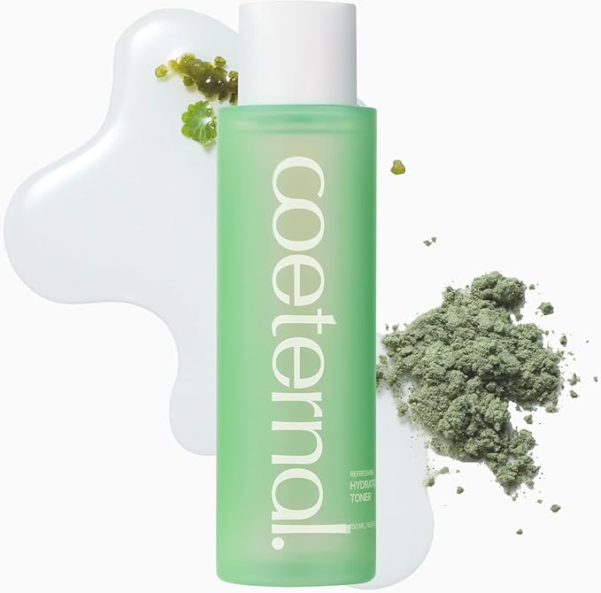 coeternal Refreshing Hydration Toner, Korean Face Toner with Hyaluronic Acid & Algae11, Hydrating & Calming for Glass Skin, Dry or Oily Skin, K-Beauty Skincare 150ml / 5.07 fl.oz. Toner