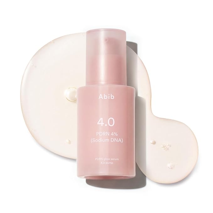 Abib Abib PDRN Glow Serum 4.0 Pump 1.01 fl oz, 4% Salmon DNA PDRN, Skin Turnover & Revitalization Care, Elasticy, Skin Density, with Peptides, Hyaluronic Acid & Hydrolyzed Collagen, Korean Skin Care Serum