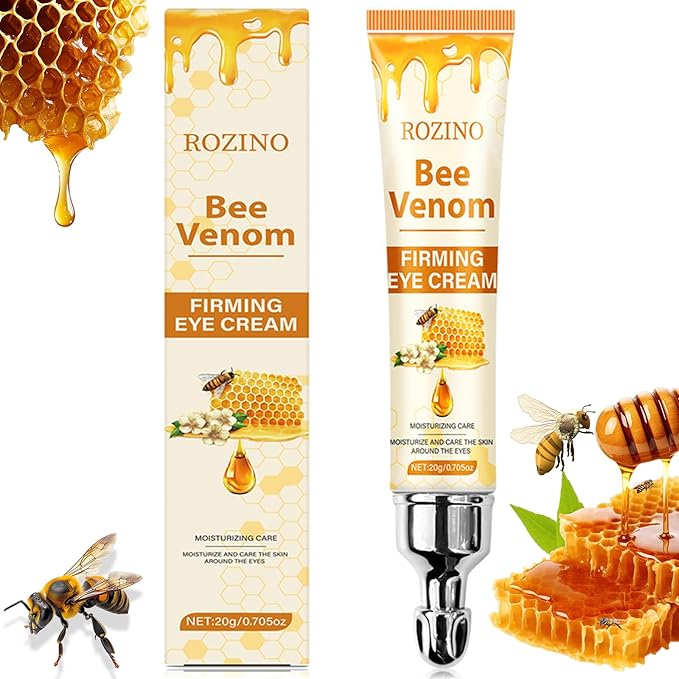 Generic Bee Venom Firming Eye Cream, Anti Aging Under Eye Cream for Reduce Eye Puffiness,Dark Circle, Hydrates & Smooths Fine Lines (Honey) Eye Cream