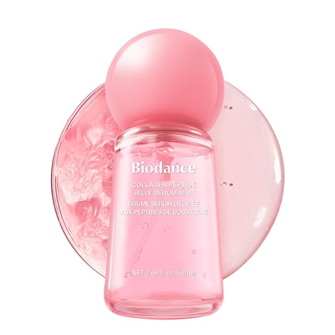 BIODANCE Biodance Collagen Peptide Jelly Serum Mist, Hydrating Face Mist, Firming & Plumping, Anti-Aging K-Beauty Facial Mist with Collagen, Peptide, Sprayable Hydrogel, Korean Skin Care | 1.69 fl.oz Serum