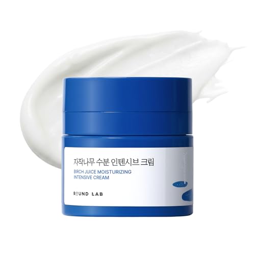 ROUND LAB ROUND LAB Birch Juice Moisturizing Intensive Cream 1.69 Fl Oz, Deep Hydration Face Cream with Birch Sap and Hyaluronic Acid, Moisture Barrier Care, Rich but Non-Greasy Texture, Korean Skincare Korean Moisturiser